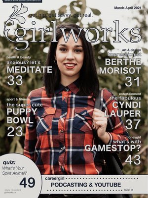 cover image of girlworks magazine March / April 2021
